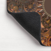 Steampunk Gears Monogrammed Muismat (Hoek)