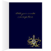 Steampunk Gears Octopus Kraken (Binnen (Rechts))