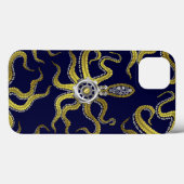 Steampunk Gears Octopus Kraken Case-Mate iPhone Case (Achterkant (horizontaal))