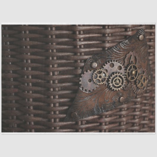 Steampunk Gears ontkoppelen 20x30 Tissuepapier (Voorkant)
