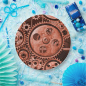 Steampunk Gears Papieren Bordje (Feest)