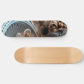 Steampunk Gears Persoonlijk Skateboard (Horizontaal)