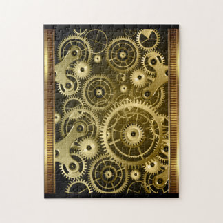Steampunk Gears Puzzle Legpuzzel