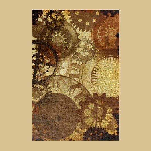 Steampunk Gears Puzzle Legpuzzel