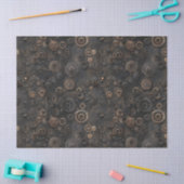 Steampunk Gears, Rusty Metal Pattern voor Decoupag Tissuepapier (Craft)