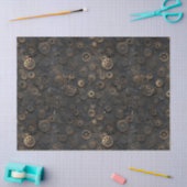 Steampunk Gears, Rusty Metal Pattern voor Decoupag Tissuepapier (Craft)