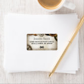 Steampunk Gears script adreslabel Etiket (Insitu)