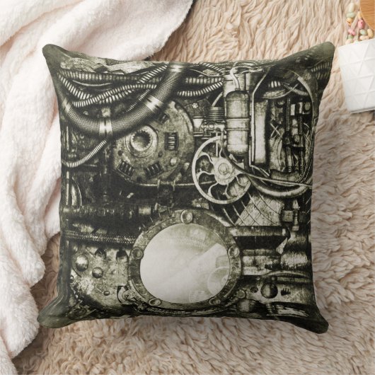Steampunk Gears Sierkussen (Deken)