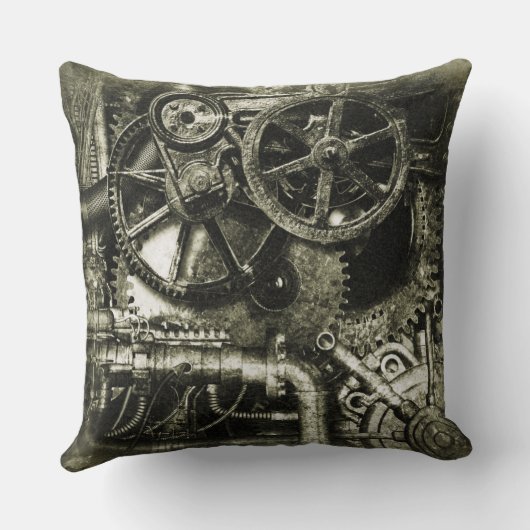 Steampunk Gears Sierkussen (Achterkant)