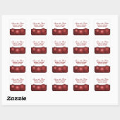 Steampunk Gears Sla de Stickers Datum op, rood (Vel)