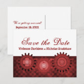 Steampunk Gears Sparen het Briefkaart van de Datum (Voorkant / Achterkant)