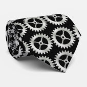 Steampunk Gears Stropdas (Opgerold)