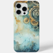 Steampunk Gears Waterverf –  Industrieel Case-Mate iPhone Case (Achterkant)