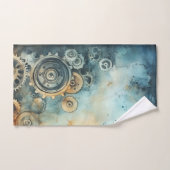 Steampunk Gears Waterverf - Klokwerk Bad Handdoek (Handdoek)