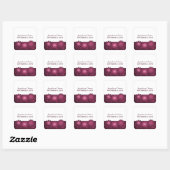 Steampunk Gears Wedding Stickers, Roze Vierkante Sticker (Vel)