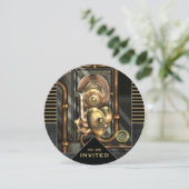 Steampunk-gebeurtenis Elke keer Kaart (Staand voorkant)