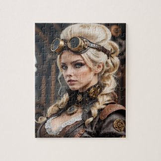 Steampunk geïnspireerde grafische puzzel