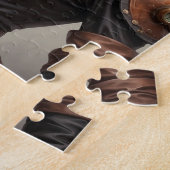 Steampunk geïnspireerde grafische puzzel (Zijkant)