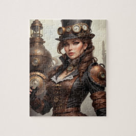 Steampunk geïnspireerde grafische puzzel