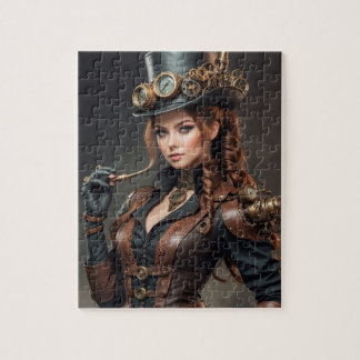 Steampunk geïnspireerde grafische puzzel