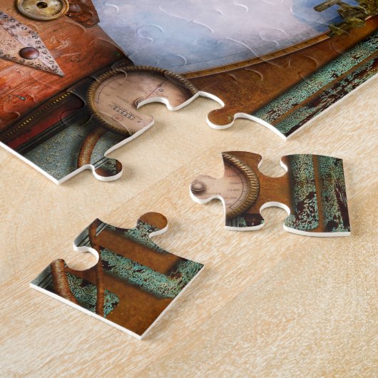 Steampunk - geïntegreerd legpuzzel (Zijkant)