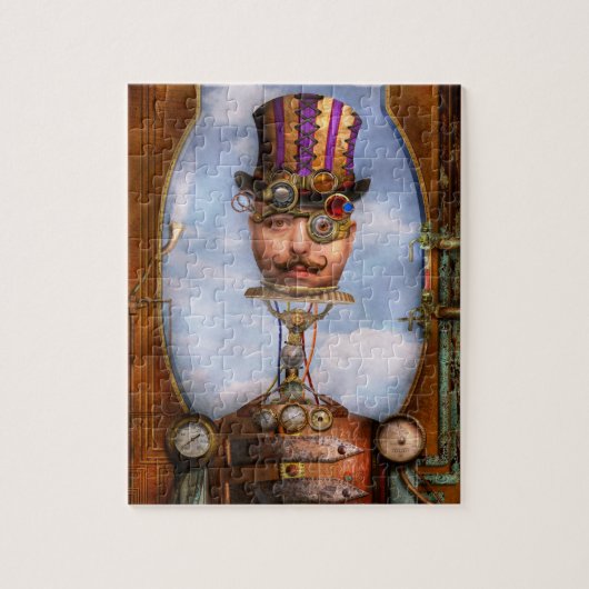 Steampunk - geïntegreerd legpuzzel (Verticaal)