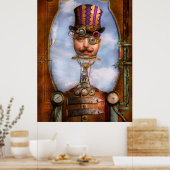 Steampunk - geïntegreerd poster (Keuken)