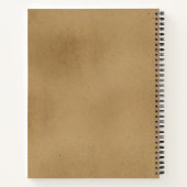 Steampunk Gentleman Collage Sketch Notitieboek (Achterkant)