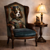 Steampunk Gentleman Dog Whimsical Vintage  Tissuepapier
