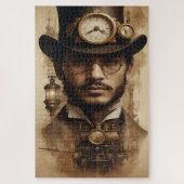 Steampunk Gentleman in Sepia Legpuzzel (Verticaal)