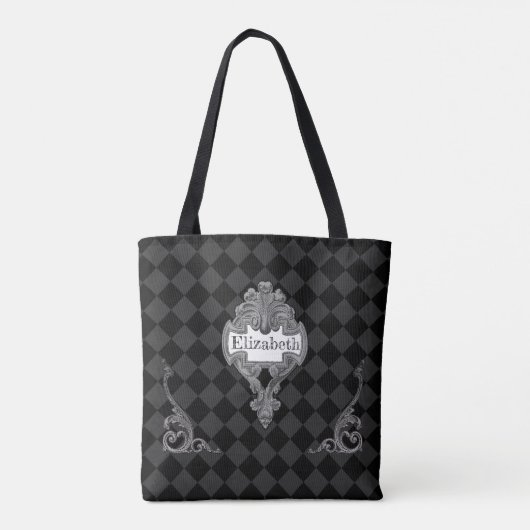  Steampunk Gepersonaliseerd Tote Bag (Achterkant)