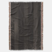 Steampunk gestreepte bruine achtergrond deken (Voorkant Verticaal)