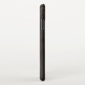 Steampunk gestreepte bruine achtergrond iPhone hoesje (Rechterkant)