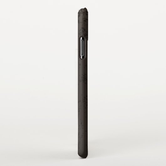 Steampunk gestreepte bruine achtergrond iPhone hoesje (Rechterkant)