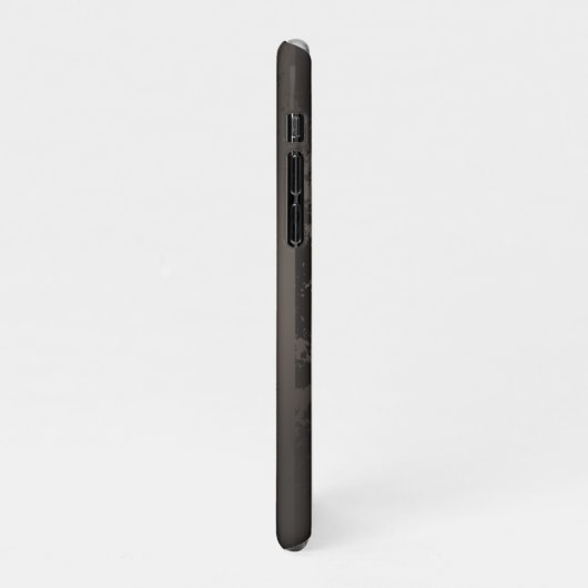 Steampunk gestreepte bruine achtergrond iPhone hoesje (Linkerkant)