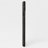 Steampunk gestreepte bruine achtergrond iPhone hoesje (Rechterkant)