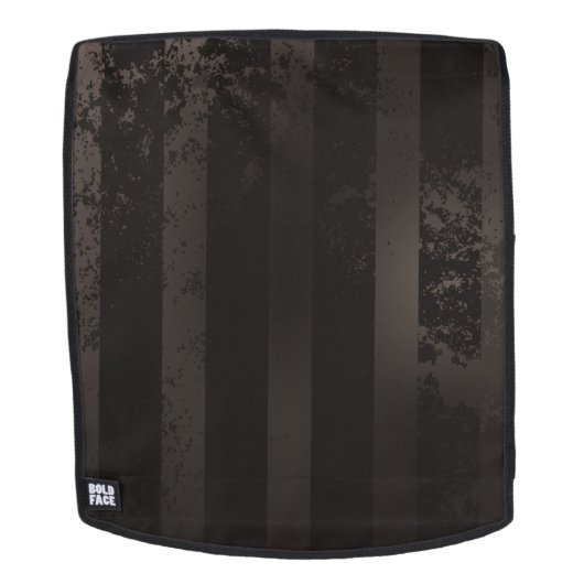 Steampunk gestreepte bruine achtergrond rugtassen (Verwijderbaar gezicht)