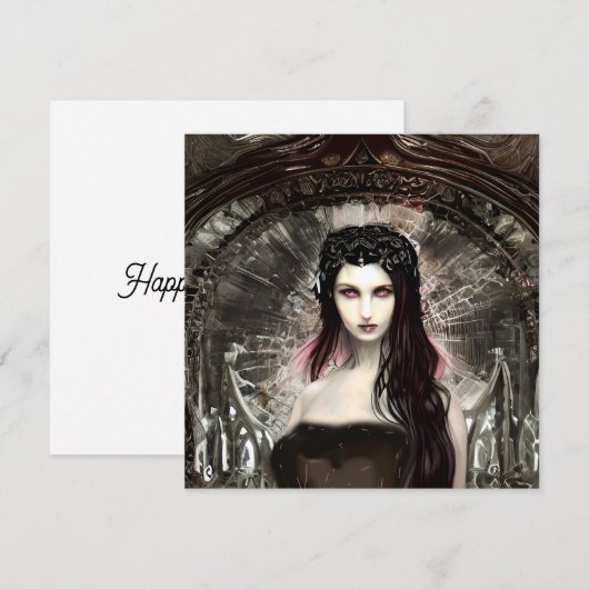 Steampunk Gevallen Engel | Donkere kunst (Voorkant / Achterkant)