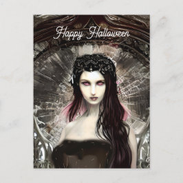 Steampunk Gevallen Engel | Donkere kunst Briefkaart