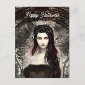 Steampunk Gevallen Engel | Donkere kunst Briefkaart (Voorkant)