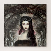 Steampunk Gevallen Engel | Donkere kunst Legpuzzel (Verticaal)