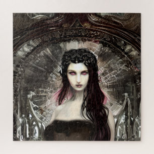 Steampunk Gevallen Engel   Donkere kunst Legpuzzel