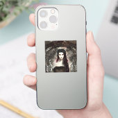 Steampunk Gevallen Engel | Donkere kunst Sticker (Telefoon)