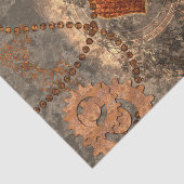 Steampunk, geweldig hart gemaakt van roestvrij met tissuepapier (Detail)