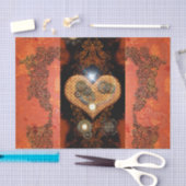 Steampunk, geweldig hart tissuepapier (Craft)