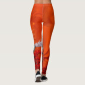 Steampunk, geweldig wild steampunk paard leggings (Achterkant)