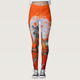 Steampunk, geweldig wild steampunk paard leggings