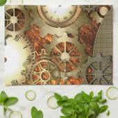 Steampunk, geweldige steampunkontwerp theedoek (Gevouwen)