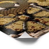 Steampunk, geweldige stoomlibellen perfect poster (Hoek)