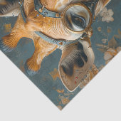 Steampunk Giraffe Tissuepapier (Detail)